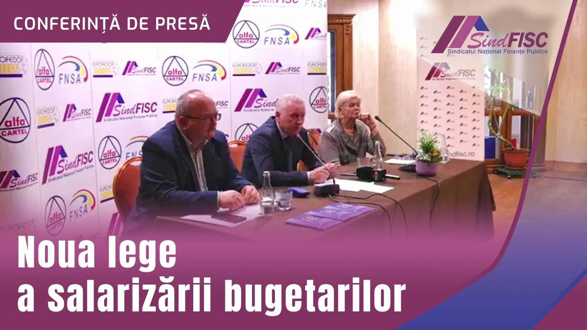 Conferinta de presa SindFISC mai 2026