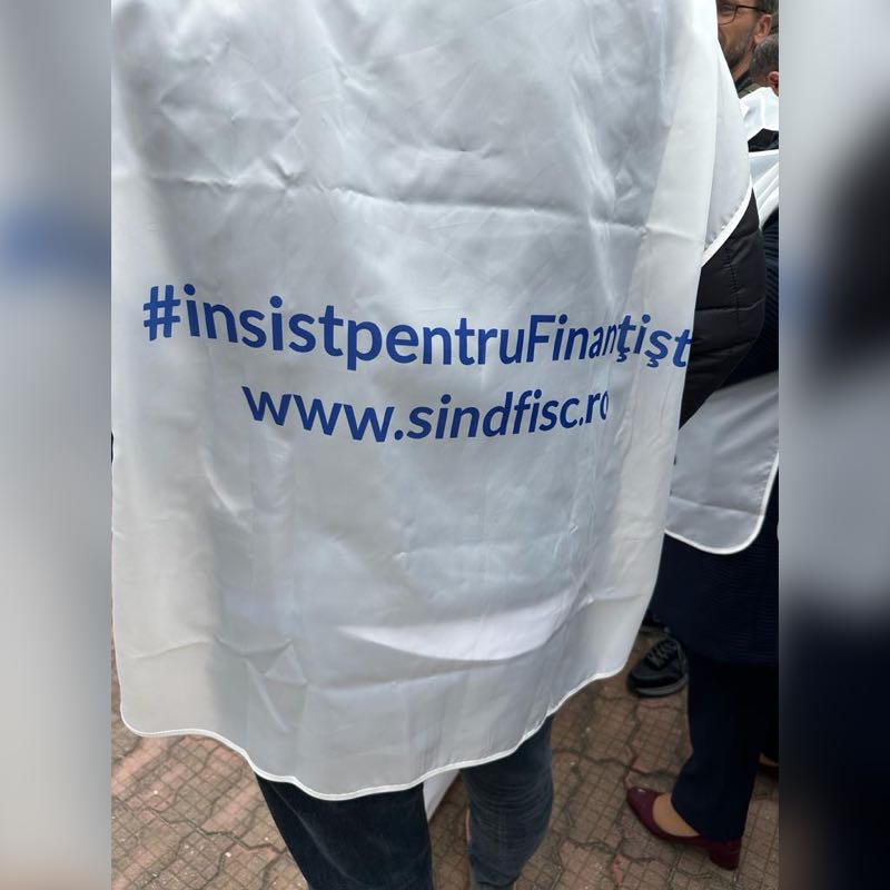 SindFISC picheteaza Direcția Regională Antifraudă Fiscală Alexandria