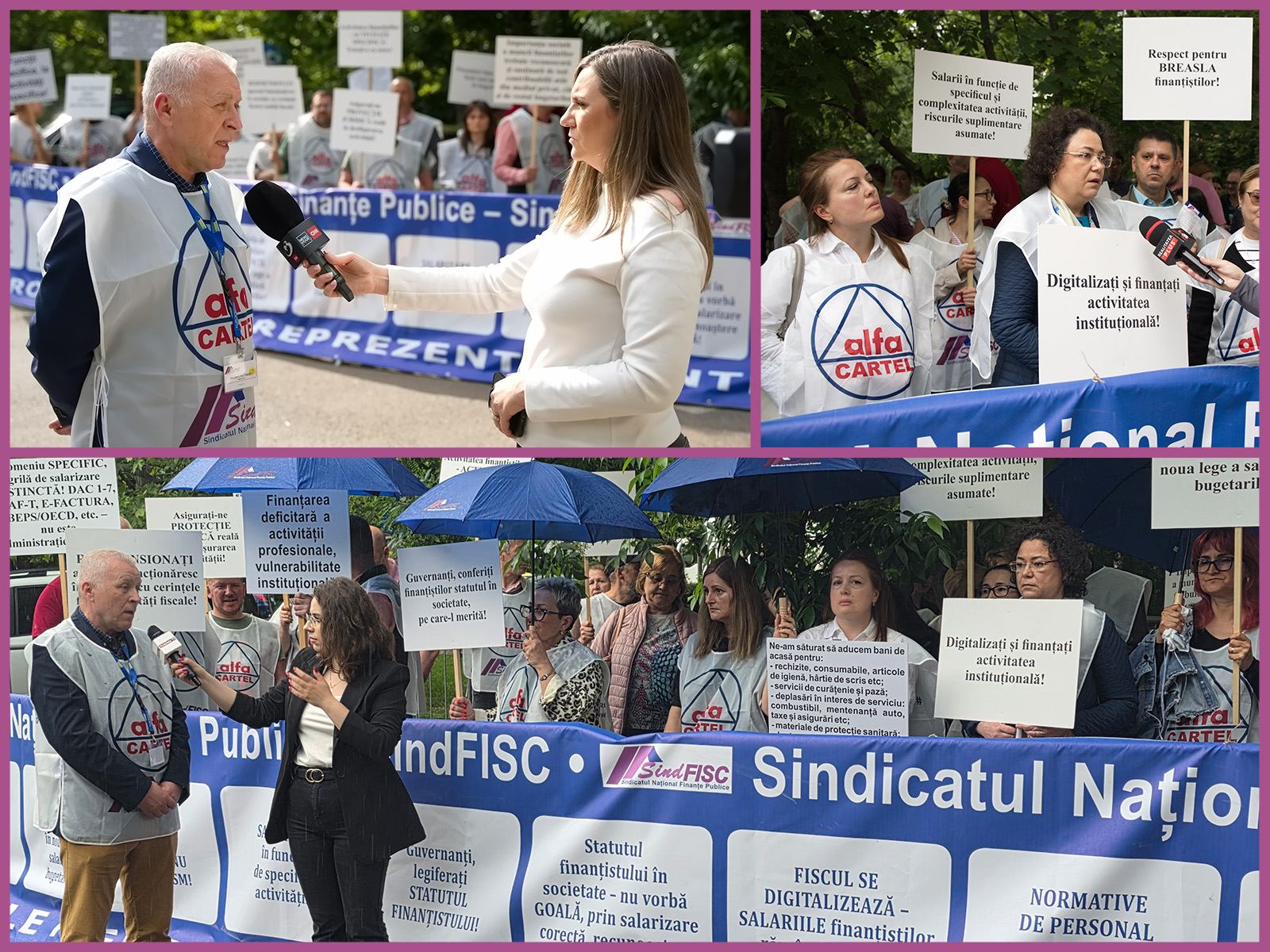Protest SindFISC DGAMC 20 mai 2026